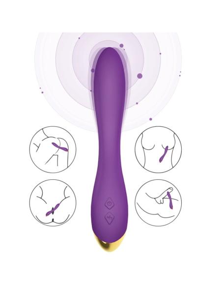 Armony - flamingo vibrador multiposicion violeta