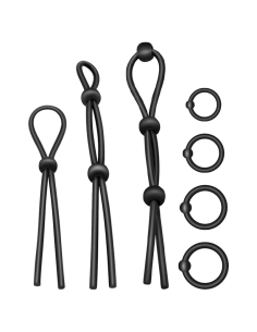 Addicted toys - kit de 7 anillas silicona flexible