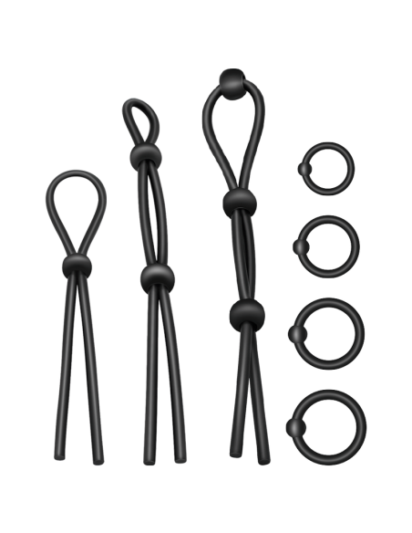 Addicted toys - kit de 7 anillas silicona flexible