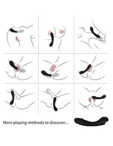 Armony - dildo vibrador punto g silicona negro