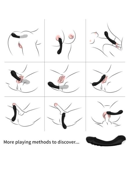 Armony - dildo vibrador punto g silicona negro