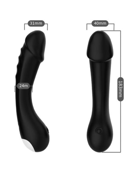 Armony - dildo vibrador punto g silicona negro