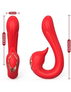 Armony - delfin vibrador multiposicion & efecto calor rojo 2