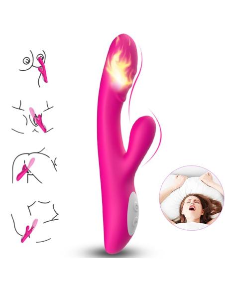 Armony - spark vibrador efecto calor fucsia