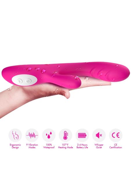 Armony - spark vibrador efecto calor fucsia