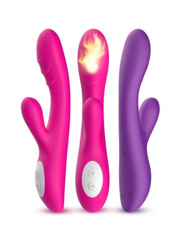 Armony - spark vibrador efecto calor fucsia