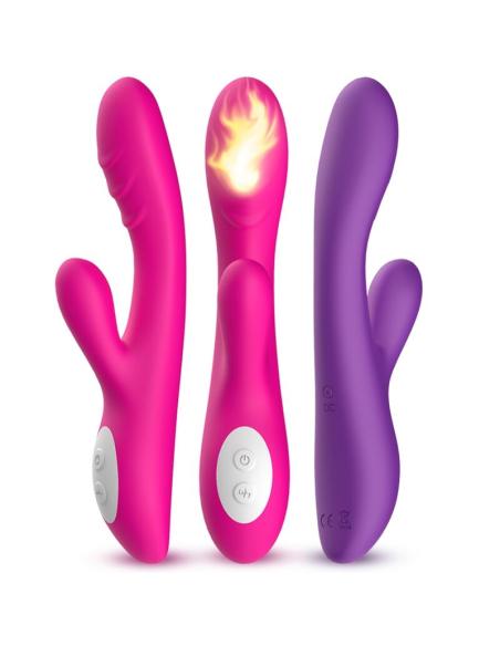 Armony - spark vibrador efecto calor fucsia