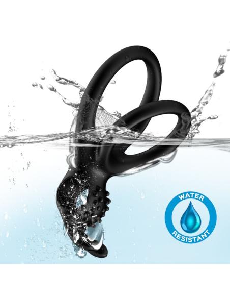 Armony - traveler anillo doble vibrador pareja rabbit negro