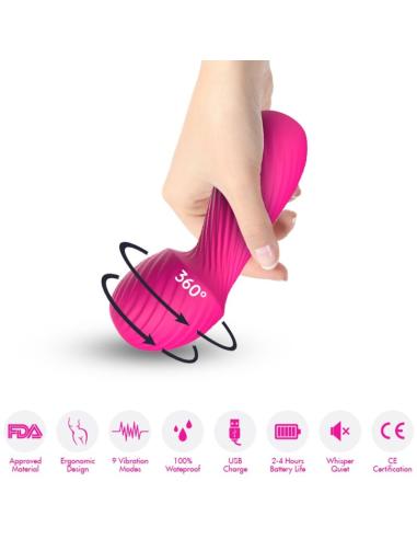 Armony - dazzle masajeador & vibrador pequeÑo fucsia