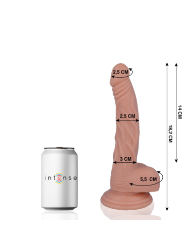 Mr intense - 12 pene realÍstico 18.2 cm -o- 2.5 cm
