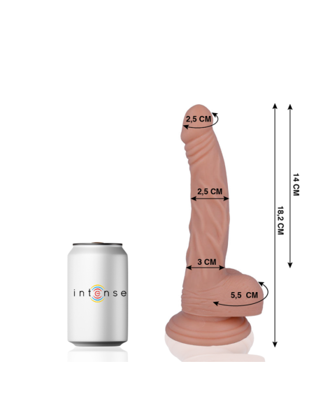Mr intense - 12 pene realÍstico 18.2 cm -o- 2.5 cm