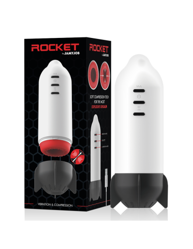 Jamyjob - rocket masturbador tecnologÍa soft compression y vibraciÓn