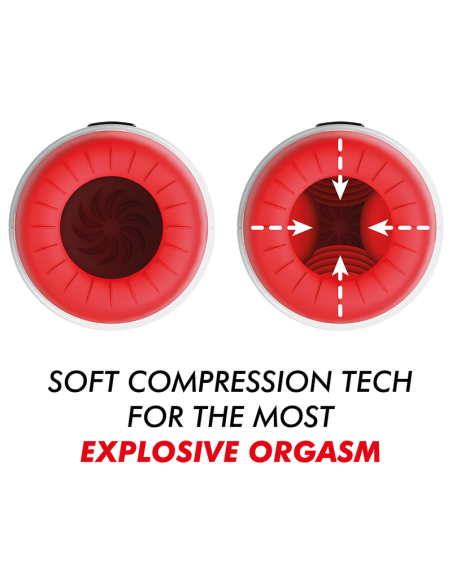 Jamyjob - rocket masturbador tecnologÍa soft compression y vibraciÓn