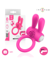 Intense - hopps anillo para pene vibrador con estimulaciÓn clitoriana rosa