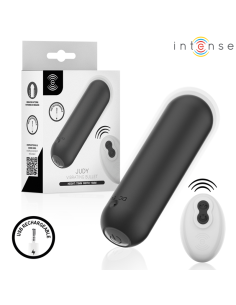 Intense - judy bala vibradora recargable con control remoto negro