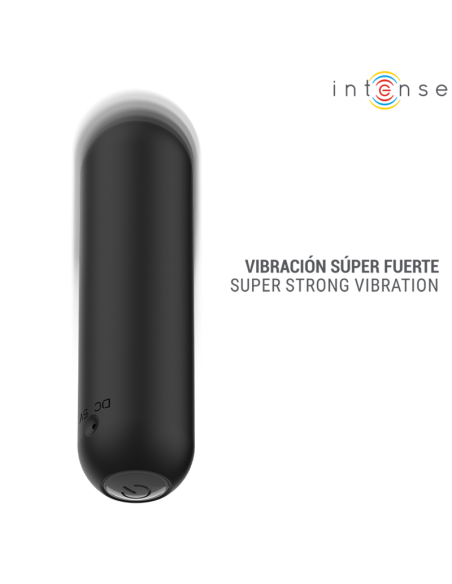 Intense - judy bala vibradora recargable con control remoto negro