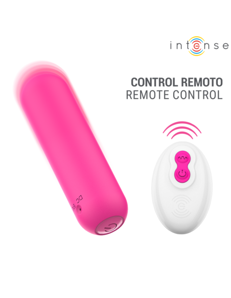 Intense - judy bala vibradora recargable con control remoto rosa