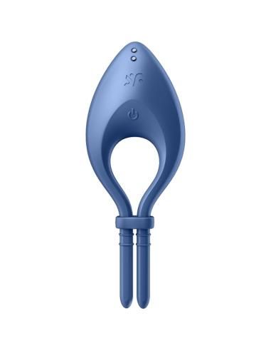 Satisfyer - bullseye anillo vibrador app azul