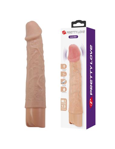 Pretty love - leander vibrador realÍstico flexible