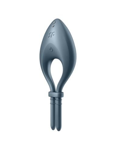Satisfyer - bullseye anillo vibrador app gris