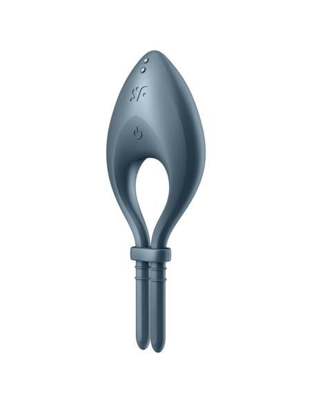 Satisfyer - bullseye anillo vibrador app gris