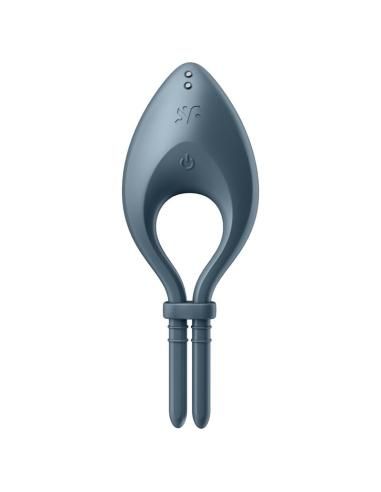 Satisfyer - bullseye anillo vibrador app gris