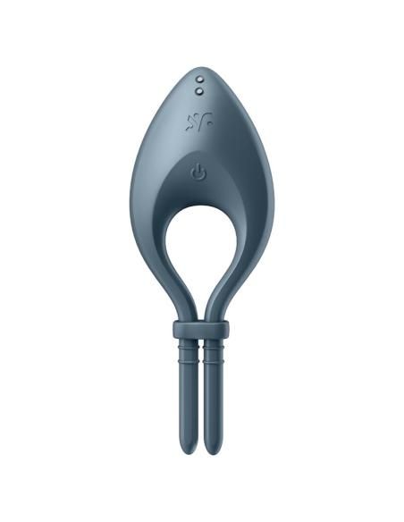 Satisfyer - bullseye anillo vibrador app gris