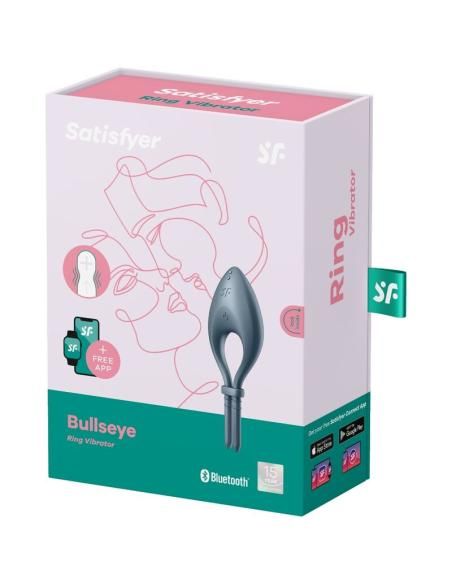 Satisfyer - bullseye anillo vibrador app gris