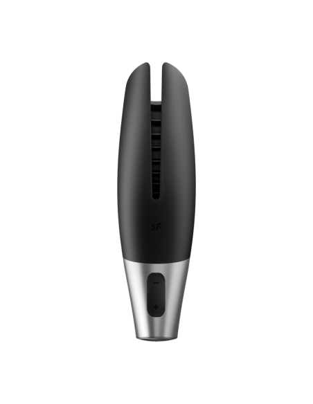 Satisfyer - power masturbator negro y plata