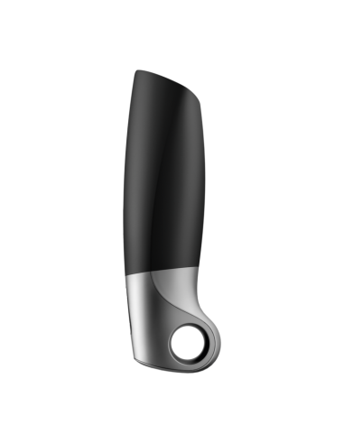 Satisfyer - power masturbator negro y plata