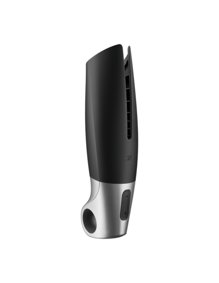 Satisfyer - power masturbator negro y plata