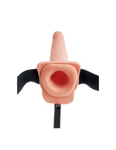 Fetish fantasy series - arnÉs ajustable pene realÍstico con testÍculos squirting 19 cm