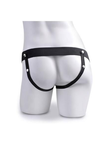 Fetish fantasy series - arnÉs ajustable pene realÍstico con testÍculos squirting 19 cm