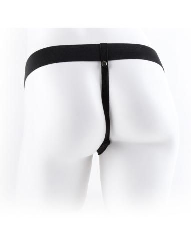 Fetish fantasy series - arnÉs ajustable control remoto pene realÍstico con testÍculos 23 cm