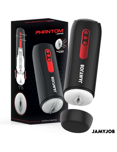 Jamyjob - phantom masturbador vagina automÁtico 5 modos succionador y empuje