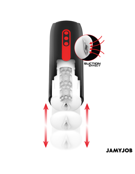 Jamyjob - phantom masturbador vagina automÁtico 5 modos succionador y empuje