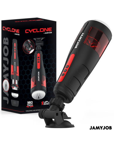 Jamyjob - cyclone masturbador vagina automÁtico 10 modos rotaciÓn y empuje