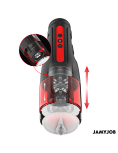 Jamyjob - cyclone masturbador vagina automÁtico 10 modos rotaciÓn y empuje 2