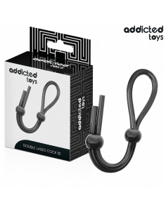Addicted toys - cuerda silicona para el pene de lazo doble 2