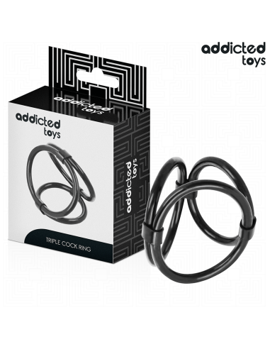 Addicted toys - anillo triple para el pene