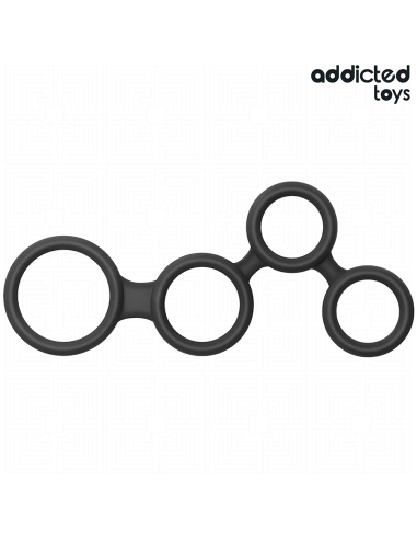 Addicted toys - anillo para el pene con divisores para testÍculos