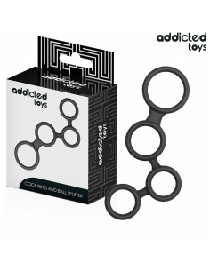 Addicted toys - anillo para el pene con divisores para testÍculos 2
