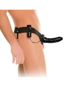 Fetish fantasy series - arnÉs hueco vibrador para el y ella negro 14cm