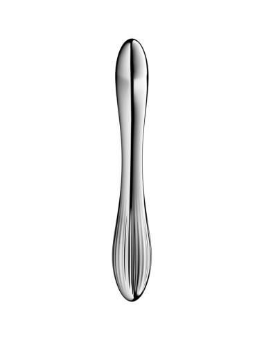 Satisfyer - pure gravity 1 dildo acero inoxidable doble uso