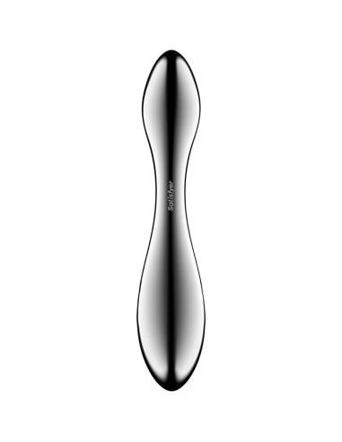Satisfyer - pure gravity 3 dildo acero inoxidable doble uso