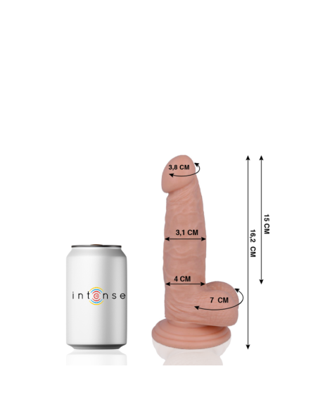 Mr intense - 4 pene realÍstico 16.2 cm -o- 3.1 cm