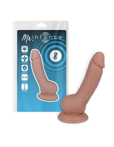 Mr intense - 8 pene realÍstico 17.6 cm -o- 3.5 cm