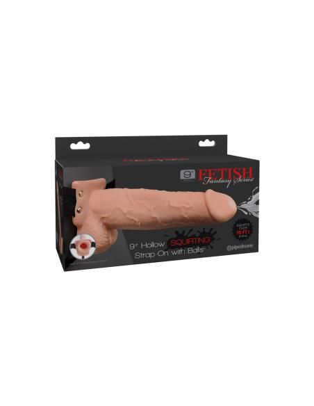 Fetish fantasy series - arnÉs con pene realÍstico eyaculador 22,9cm