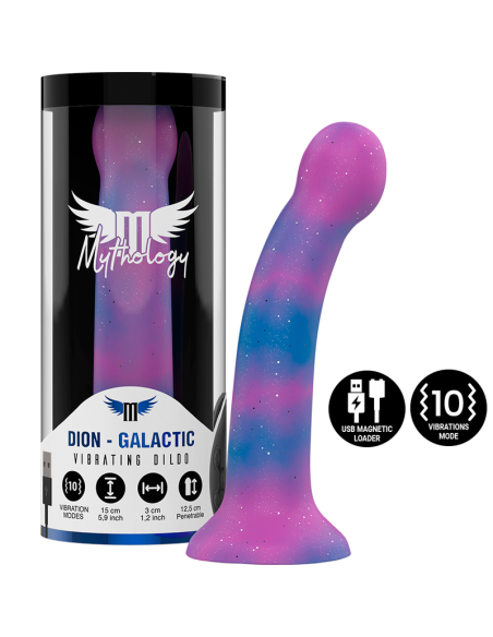 Mythology - dion galactic dildo s - vibrador compatible con watchme wireless technology