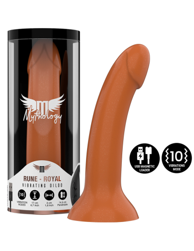 Mythology - rune royal dildo m - vibrador compatible con watchme wireless technology
